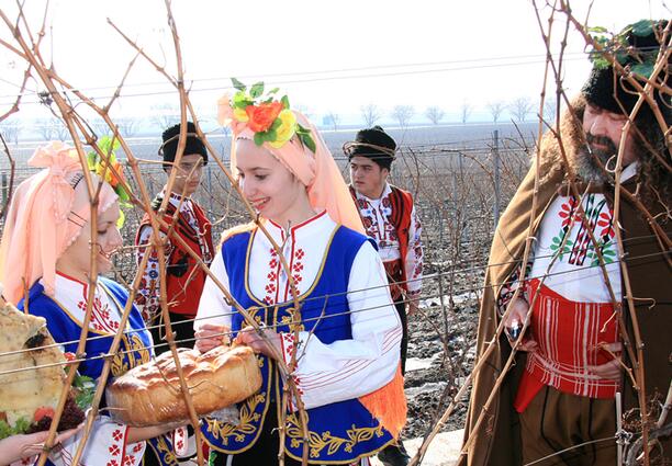 С първото био-вино от собствени лозя "Винпром Карнобат" посрещна Трифон Зарезан